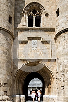 Rhodes island, medieval Grand Master Palace, Greece.