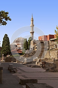 Rhodes Landmark Suleiman Mosque photo