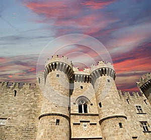 Rhodes Medieval Knights Castle (Palace), Greece