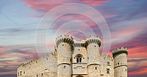 Rhodes Medieval Knights Castle (Palace), Greece