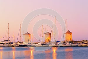 Rhodes Windmills - Wiatraki Rhodes, Greek