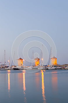 Rhodes Windmills - Wiatraki Rhodes, Greek