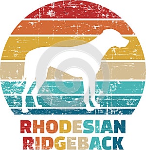 Rhodesian Ridgeback vintage