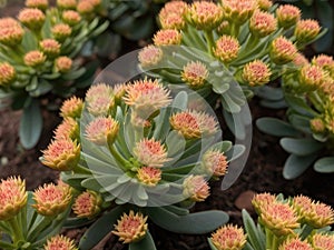 Rhodiola (Rhodiola rosea) in the garden