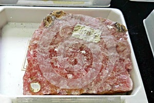 Rhodochrosite rock