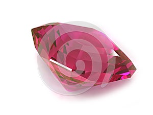 Rhodolite or Ruby gemstone photo