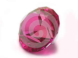 Rhodolite or Ruby gemstone photo