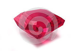 Rhodolite or Ruby gemstone photo