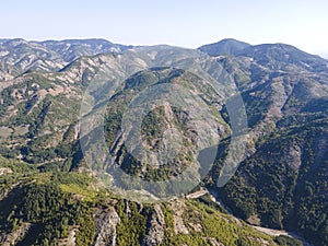 Rhodope Mountains near Borovitsa Reservoir, Bulgaria