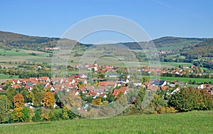 Rhoen region,Bavaria,Germany photo