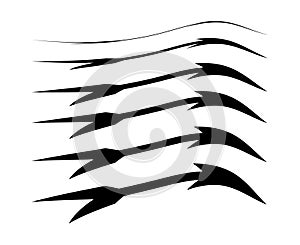 Brush Arrow Drawn Design Collection Stylish