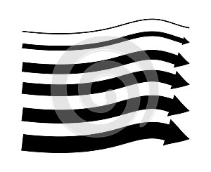 Arrow Brush Hand Drawn Design Collection Stylish