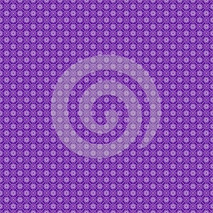 Rhombus purple layout seamless pattern with the object lookalike flowers decorate with curves