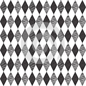 Rhombus retro seamless background