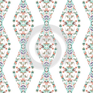 Rhombus seamless colorful pattern