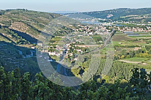 Rhone River Valley near Vienne