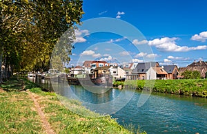 Rhone â€“ Rhine Canal in Alsace, France