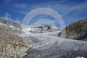 Rhoneglacier in Switzerland