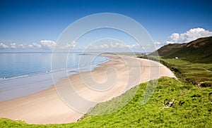 Rhossili Bay and peninsula photo