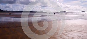 Rhossili beach and bay