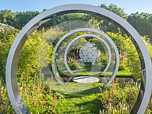 RHS Chelsea Flower Show 2017. The Breast Cancer Now Garden: Through the Microscope.