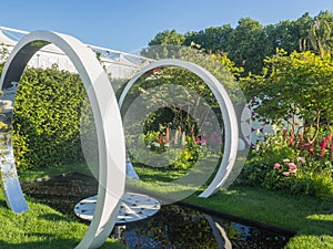 RHS Chelsea Flower Show 2017. The Breast Cancer Now Garden: Through the Microscope.