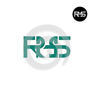 RHS Logo Letter Monogram Design photo