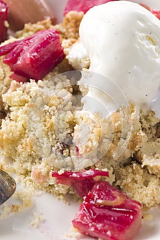 Rhubarb Crumble