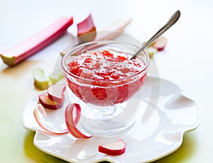 Rhubarb jam photo