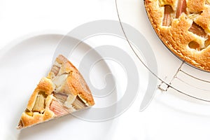 Rhubarb pie