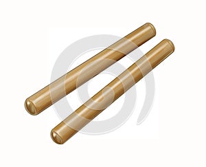 Rhythm sticks wooden photo