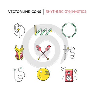 Rhythmic Gymnastics Icons