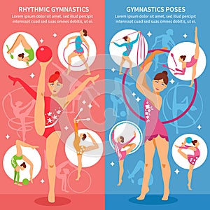 Rhythmic Gymnastics Vertical Banners