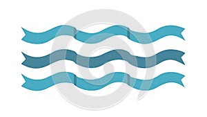 Rhythmic Wavy Line Pattern, Dynamic Abstract Vector Element, vector design Generative AI