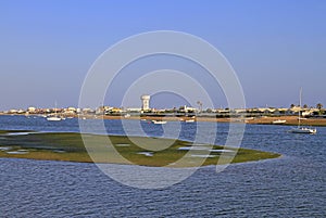 Ria Formosa natural reserve in the Algarve