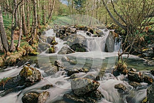 The Rialb river at El Serrat village in Andorra