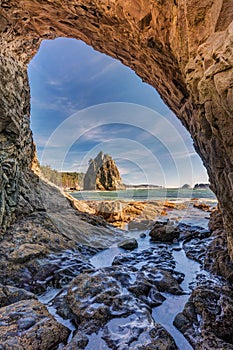 Rialto Beach Sea Arch photo