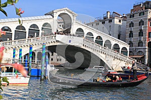 Rialto bridge in Venice