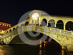 Rialto Bridge in Venice Italy