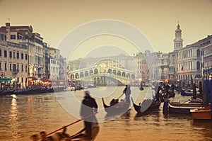 Rialto Bridge, Venice - Italy photo