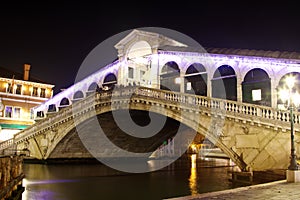 The Rialto bridge, Venice, Italy