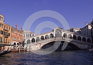 RIALTO BRIGDE AND THE GRAND CANAL, VENICE