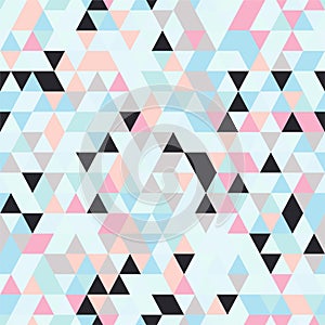 Riangle Seamless Background with Triangle Shapes