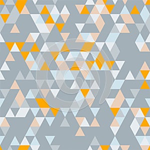 Riangle Seamless Background with Triangle Shapes of Different colors.