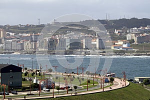 Riazor beach