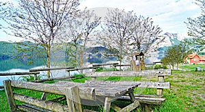 Riaño Reservoir in the province of León