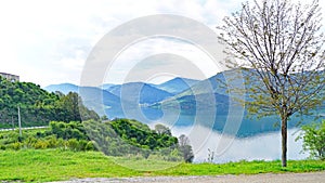 Riaño Reservoir in the province of León