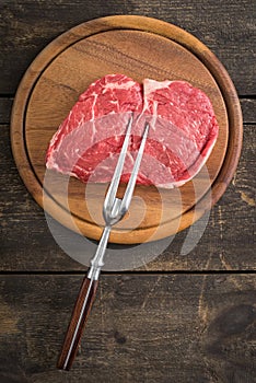 Rib eye steak