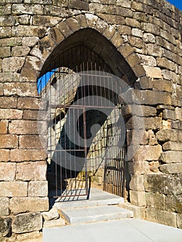 Ribadavia castle door