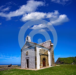 Ribadesella Ermita la Guia hermitage Asturias Spain photo